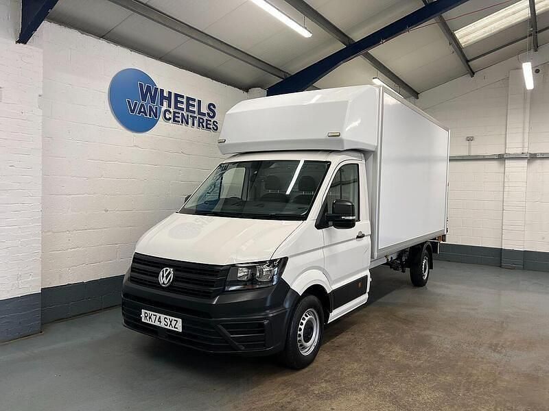 White Used 2024 VW Crafter Startline Van | £35,790 (Expensive) - Image 1/4