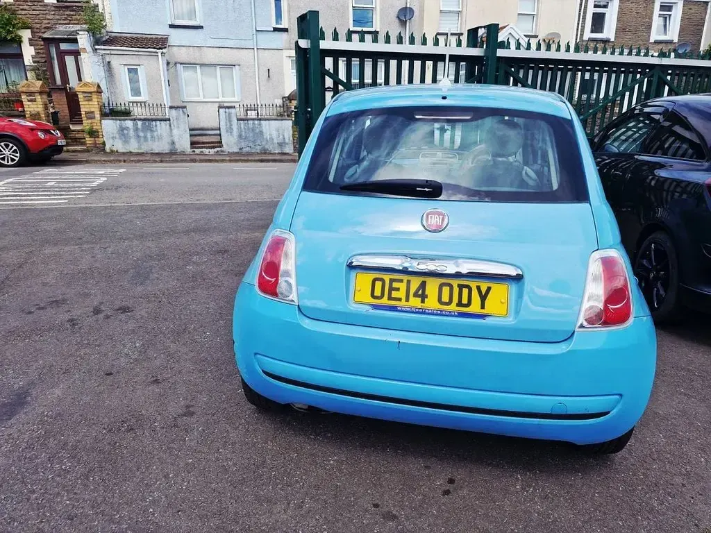 Used Fiat 500 S 69 HP (50 kW) 2014 Blue Hatchback