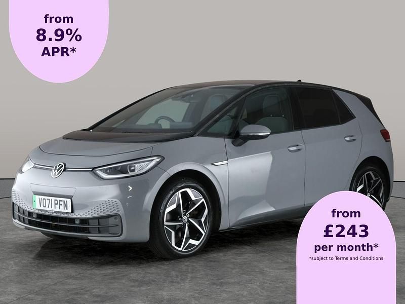 Grey Used 2021 VW ID.3 Pro Hatchback | £17,369 (Expensive) - Image 1/2