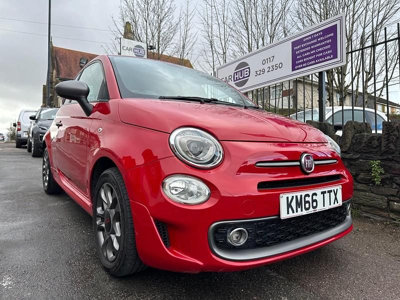 Used Fiat 500 S 69 HP (50 kW) 2016 Red Hatchback