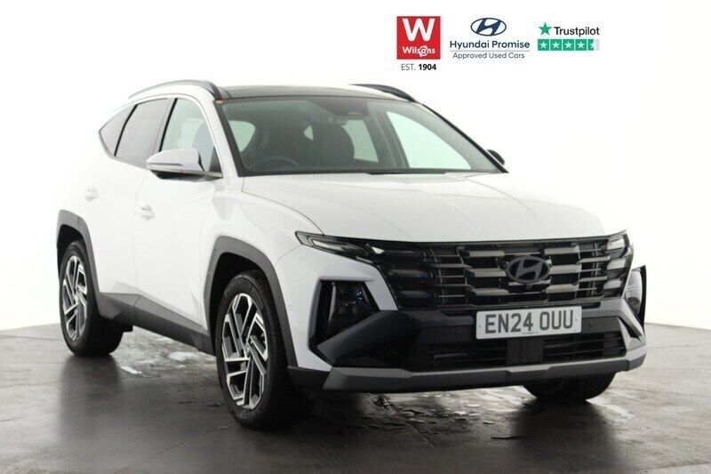 White Used 2024 Hyundai Tucson Ultimate SUV | £32,299 (Expensive) - Image 1/3