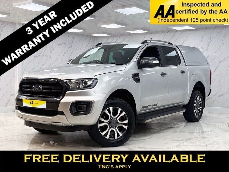 Silver Used 2019 Ford Ranger Wildtrack Pickup | £17,295 (Super price) - Image 1/2