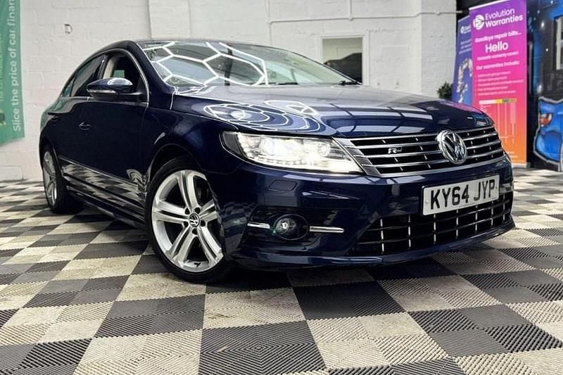 Used VW CC R-line 177 HP (130 kW) 2014 Blue Sedan