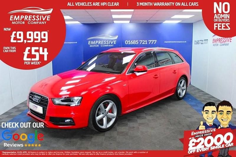 Red Used 2013 Audi A4 S-Line Estate | £9,999 (Expensive) - Image 1/4