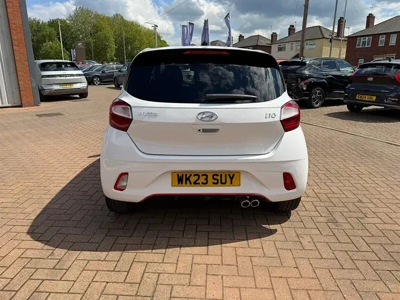 Used Hyundai i10 N Line 100 HP (73 kW) 2023 White Hatchback