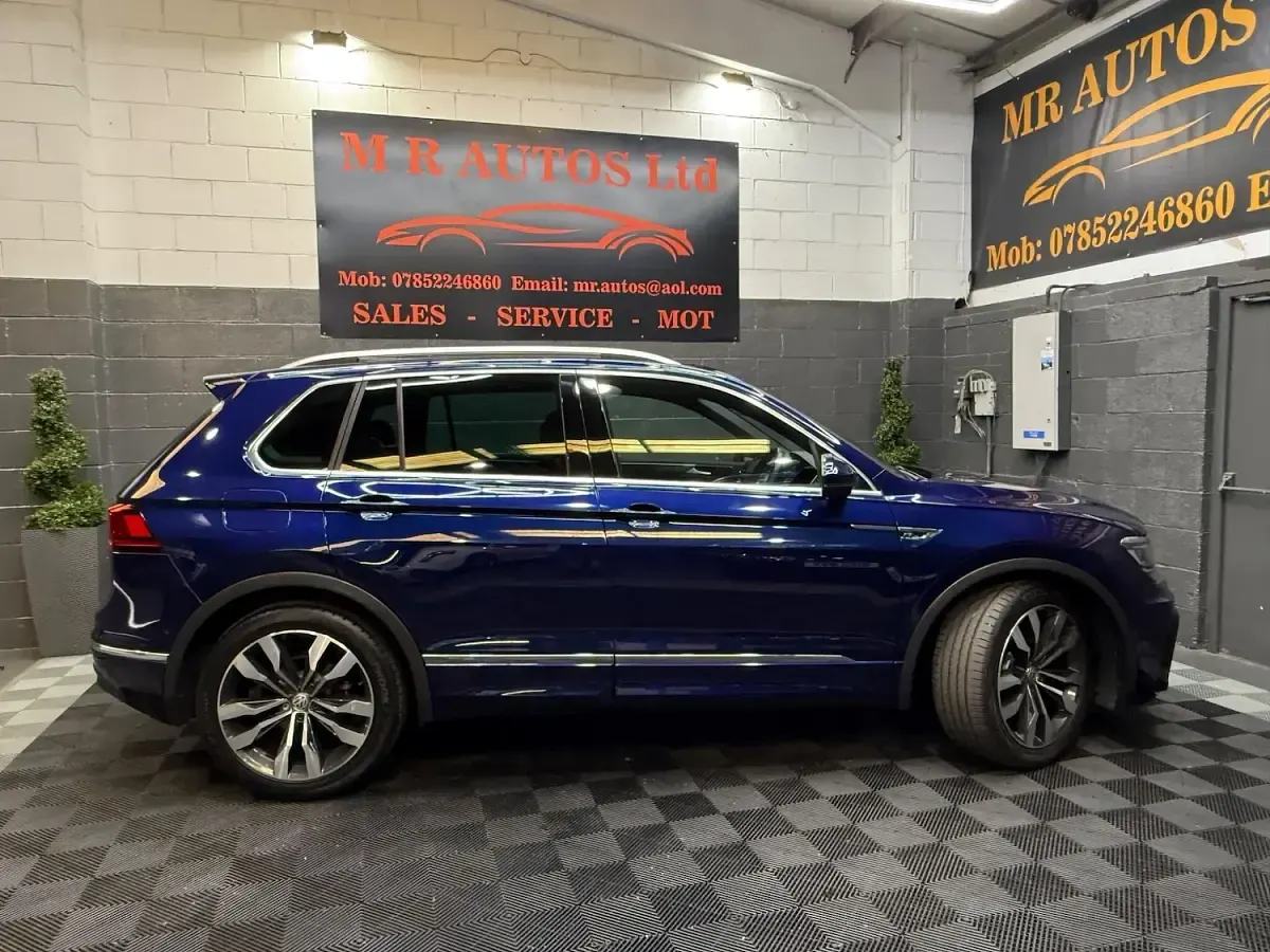 Used VW Tiguan R-line 180 HP (132 kW) 2018 Blue SUV