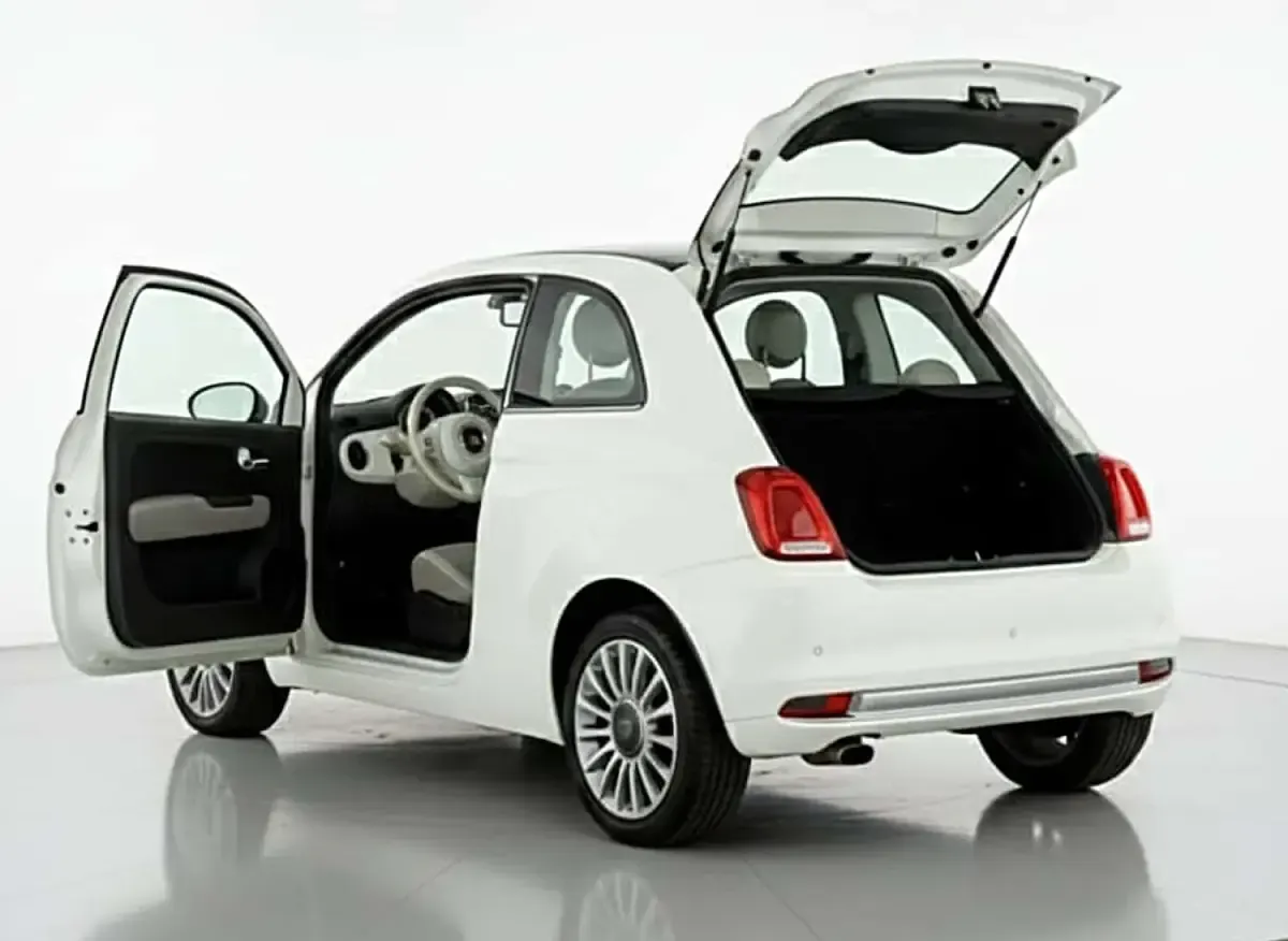 Used Fiat 500 Lounge 69 HP (50 kW) 2016 White Hatchback