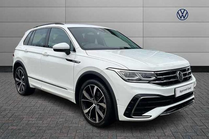 White Used 2023 VW Tiguan R-line SUV | £26,490 (Fair price) - Image 1/4