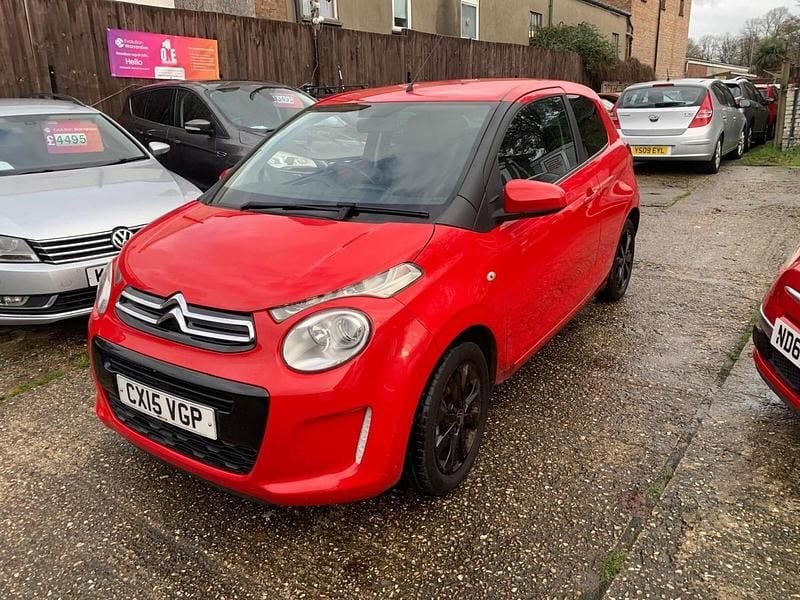 Red Used 2015 Citroën C1 Flair Hatchback | £3,795 (Fair price) - Image 1/4