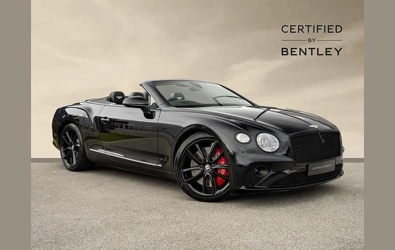 Used Bentley Continental GT Convertible 625 HP (459 kW) 2019 Black Cabriolet
