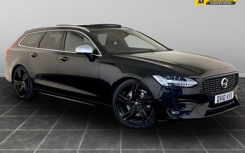 Black Used 2019 Volvo V90 R-Design Pro Estate | £19,995 (Fair price) - Image 1/2