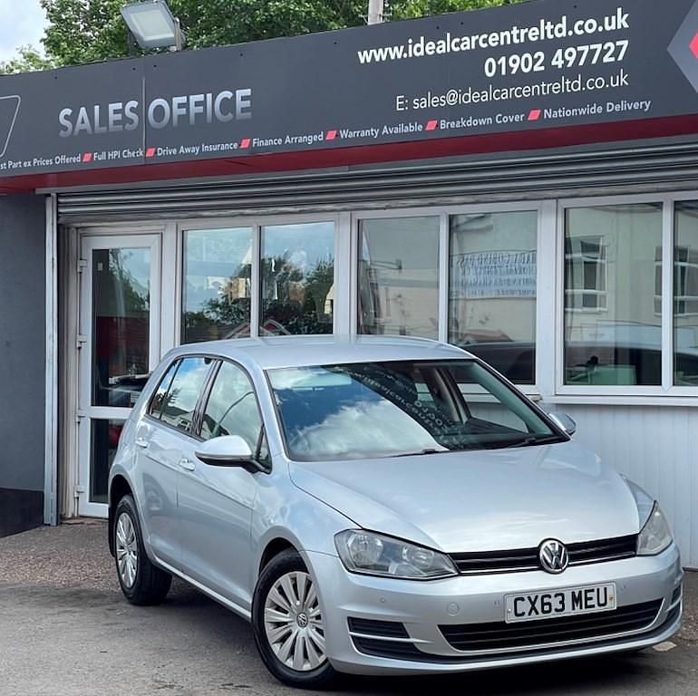 Silver Used 2013 VW Golf VII S Hatchback | £5,295 (Fair price) - Image 1/3