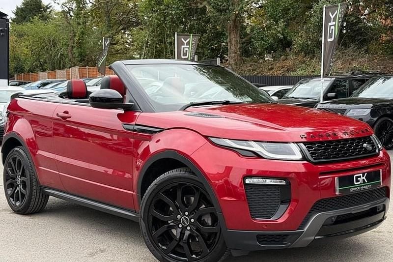 Red Used 2017 Land Rover Range Rover evoque HSE Dynamic Cabriolet | £17,995 (Fair price) - Image 1/1
