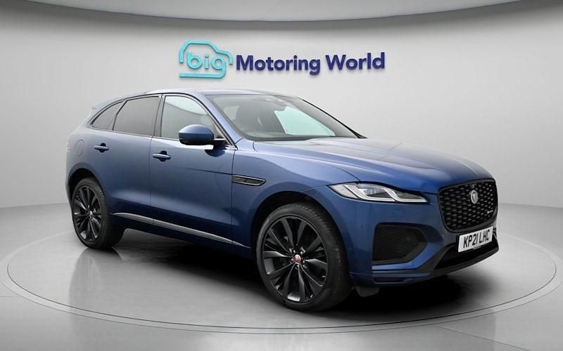 Used Jaguar F-Pace R-Dynamic 204 HP (150 kW) 2021 Blue SUV
