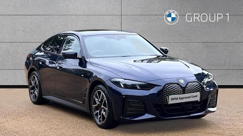 Blue Used 2025 BMW i4 M Sport Sedan | £42,995 (Expensive) - Image 1/4