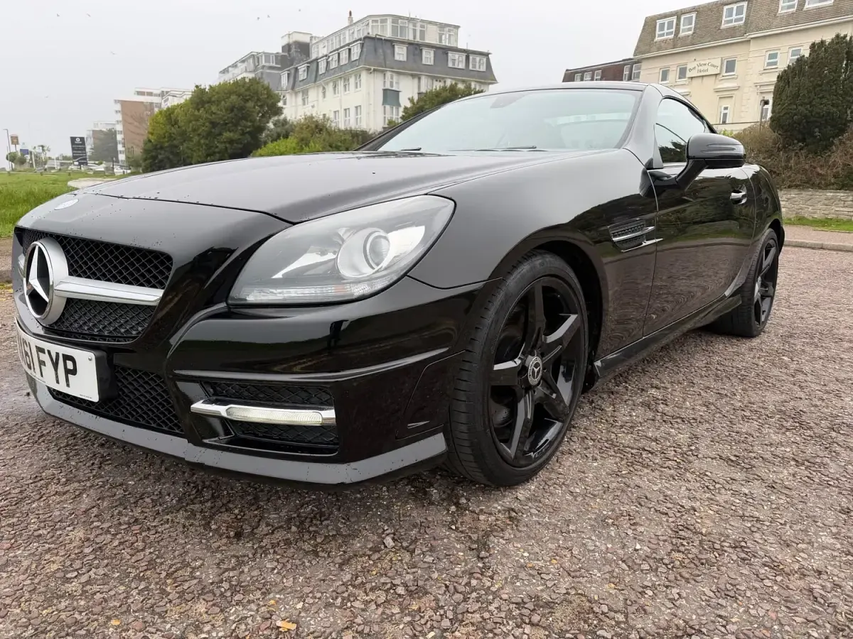 Usado Mercedes SLK250 AMG 2012 Negro Descapotable