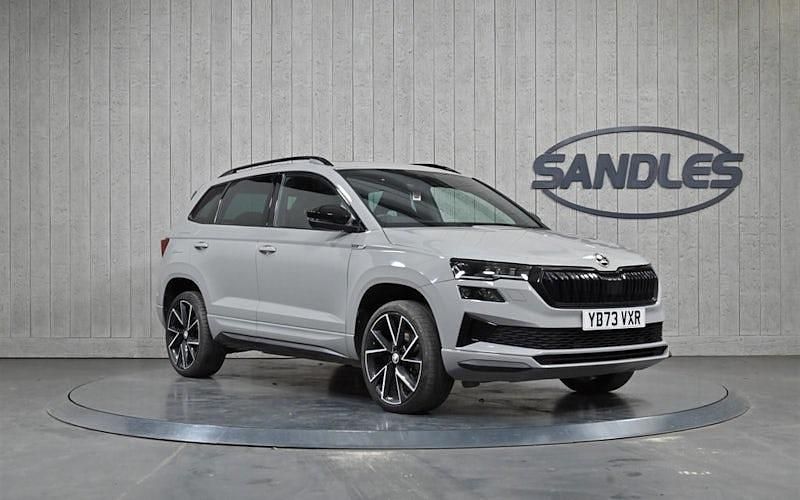 Used Skoda Karoq SportLine 150 HP (110 kW) 2023 Grey SUV