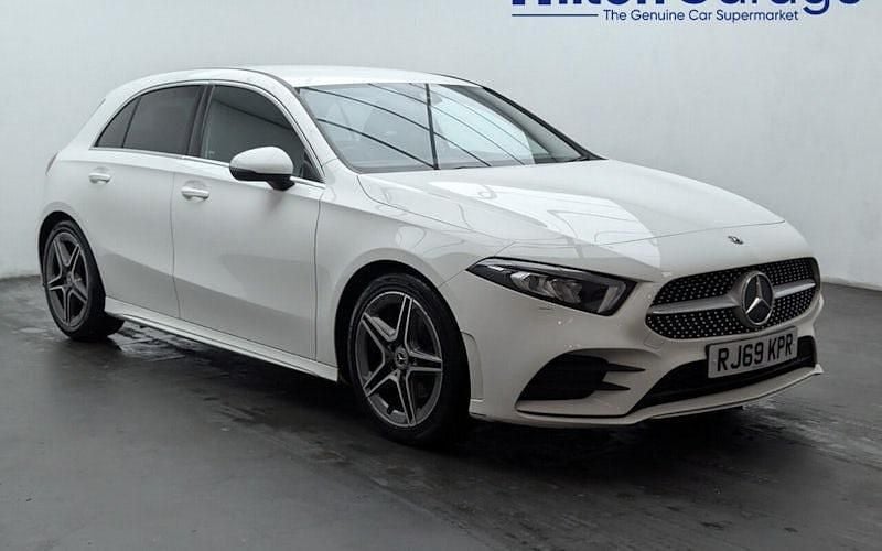 White Used 2019 Mercedes A200 AMG line Hatchback | £15,150 (Good price) - Image 1/4