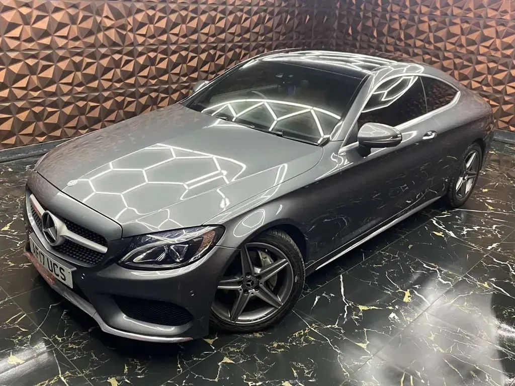 Used Mercedes C220 AMG Line Premium Plus 2017 Grey Coupe