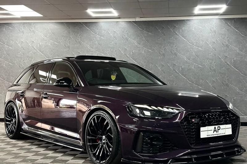 Purple Used 2021 Audi RS4 Black Edition Estate | £53,990 - Image 1/1