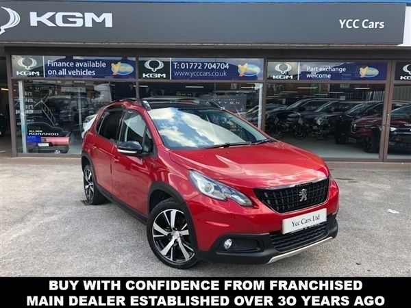 Red Used 2017 Peugeot 2008 GT-line SUV | £10,995 (Fair price) - Image 1/1