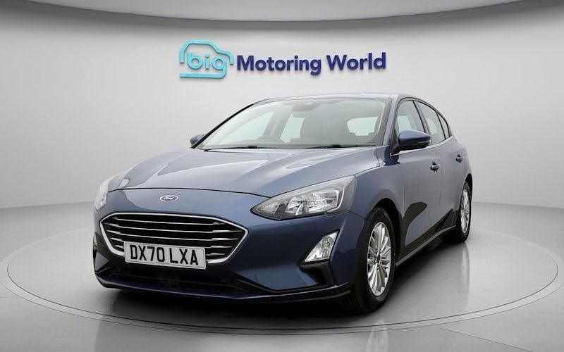 Used Ford Focus Titanium 125 HP (91 kW) 2020 Blue Hatchback
