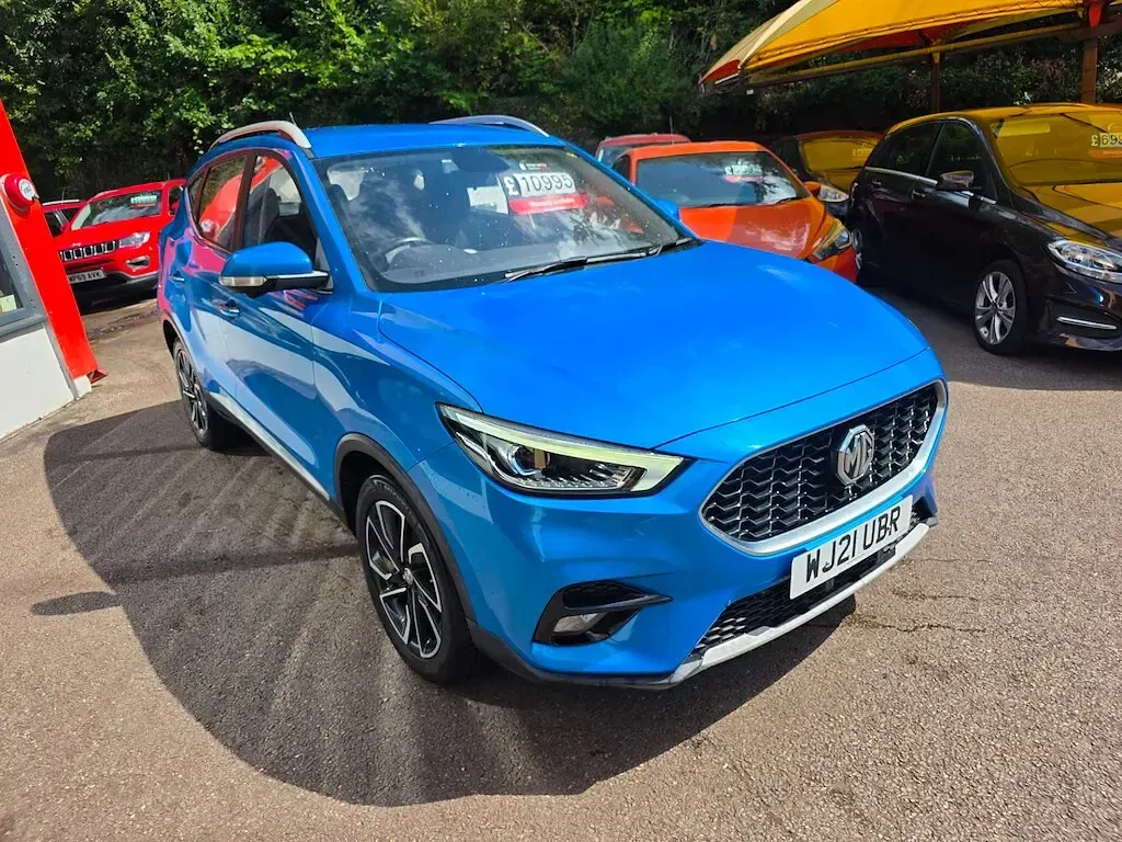 Used MG ZS Exclusive 106 HP (77 kW) 2021 Blue SUV