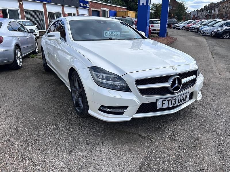 White Used 2013 Mercedes CLS250 AMG Sedan | £6,495 (Fair price) - Image 1/4