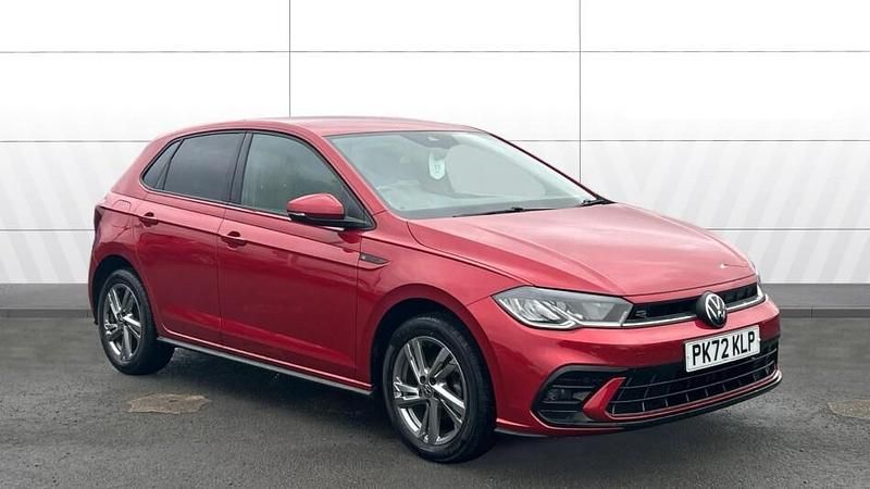 Used VW Polo R-line 95 HP (69 kW) 2022 Red Hatchback