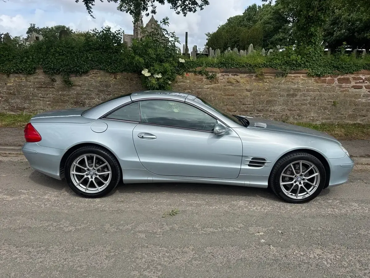 Used Mercedes SL500 2003 Silver Cabriolet