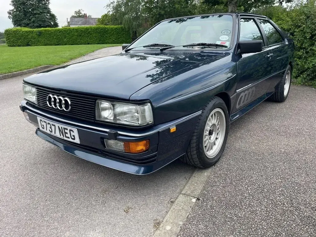 Used Audi Quattro 200 HP (147 kW) 1989 Blue Coupe