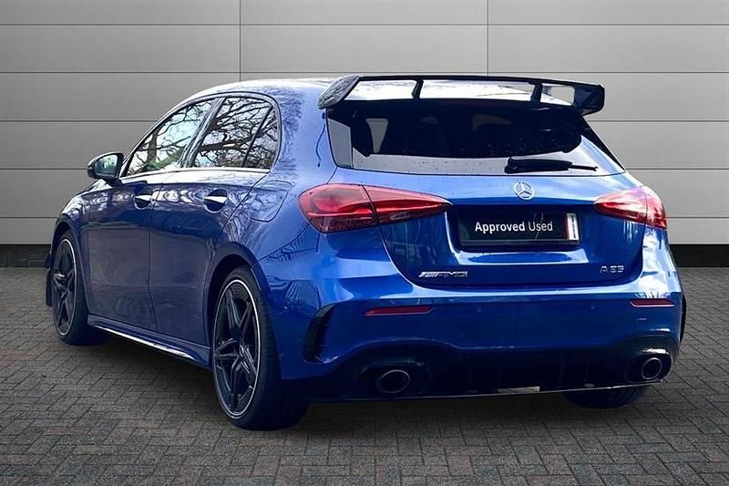 Used Mercedes A35 AMG Premium Plus 306 HP (225 kW) 2024 Blue Hatchback