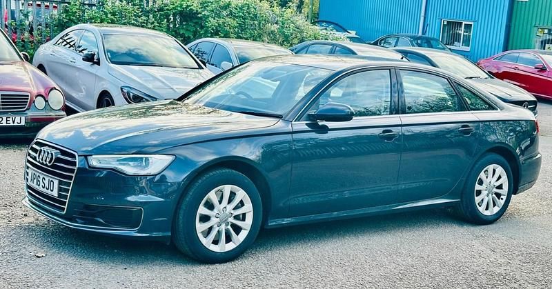 Begagnad Audi A6 Comfort 218 HK (160 kW) 2016 Blå Sedan