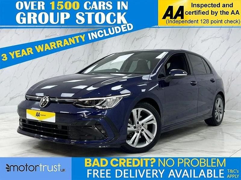 Blue Used 2020 VW Golf VII R-line Hatchback | £18,495 (Fair price) - Image 1/2