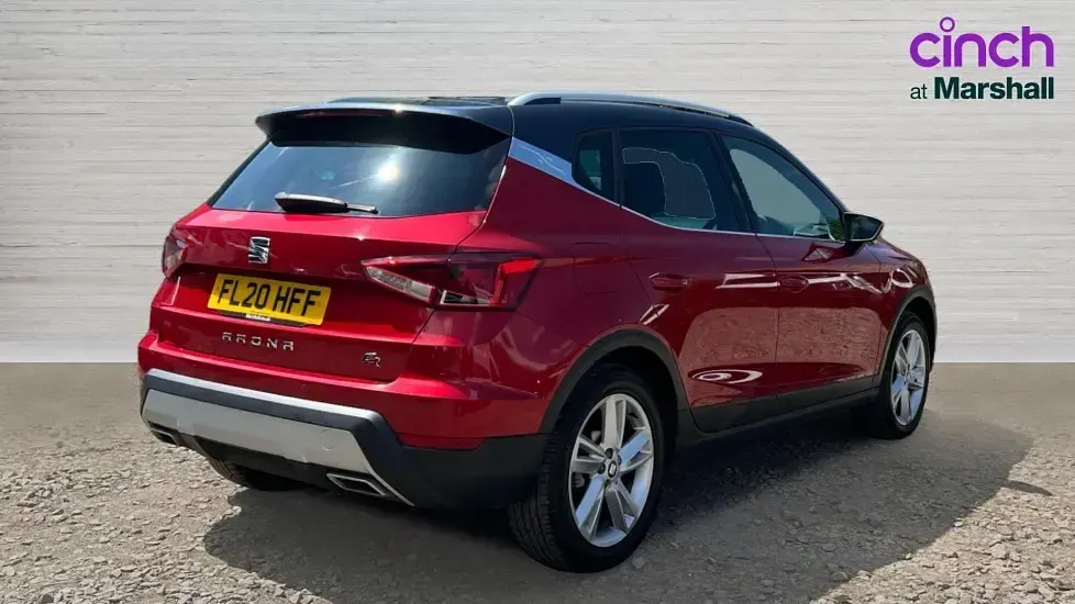 Used Seat Arona FR 115 HP (84 kW) 2020 Metallic  desire red with grey roof SUV