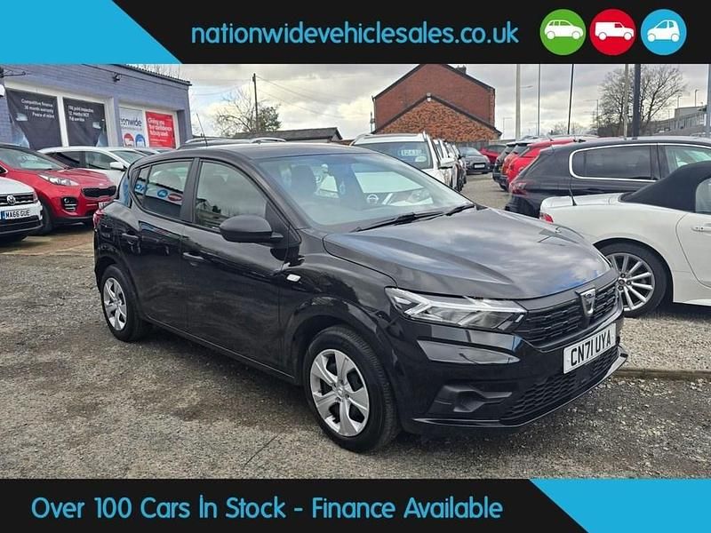 Black Used 2021 Dacia Sandero Essentiel Hatchback | £6,978 (Fair price) - Image 1/4