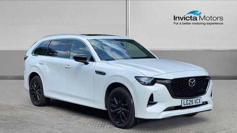 White Used 2025 Mazda CX-80 Homura-Line SUV | £40,500 (Fair price) - Image 1/4