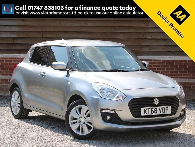 Silver Used 2018 Suzuki Swift SZ-T Hatchback | £8,995 (Fair price) - Image 1/4