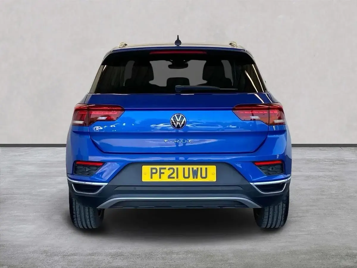 Used VW T-Roc SEL 150 HP (110 kW) 2021 Blue SUV