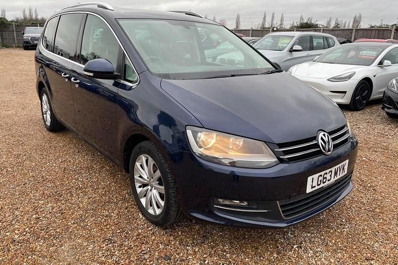 Used VW Sharan SEL 177 HP (130 kW) 2013 Blue MPV