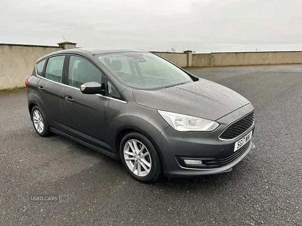 Usado Ford C-MAX Zetec 120 HP (88 kW) 2017 Cinzento Monovolume