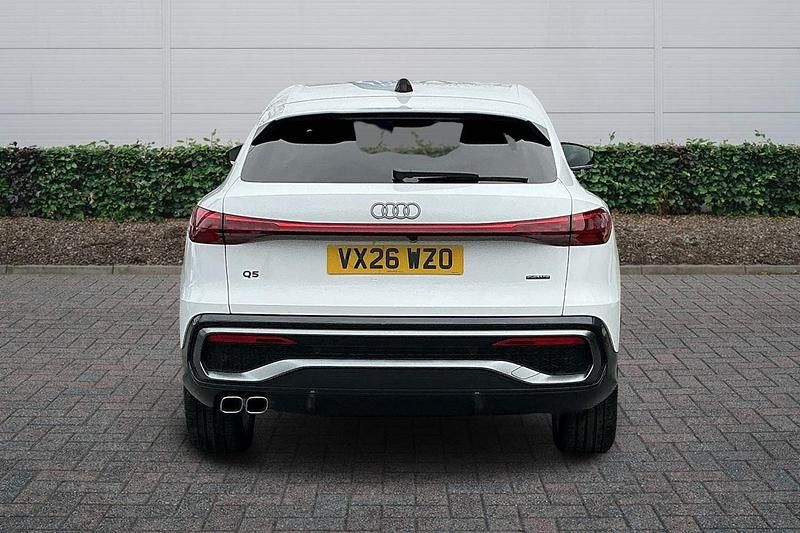 New Audi Q5 S-Line 2026 Arkona white, solid SUV