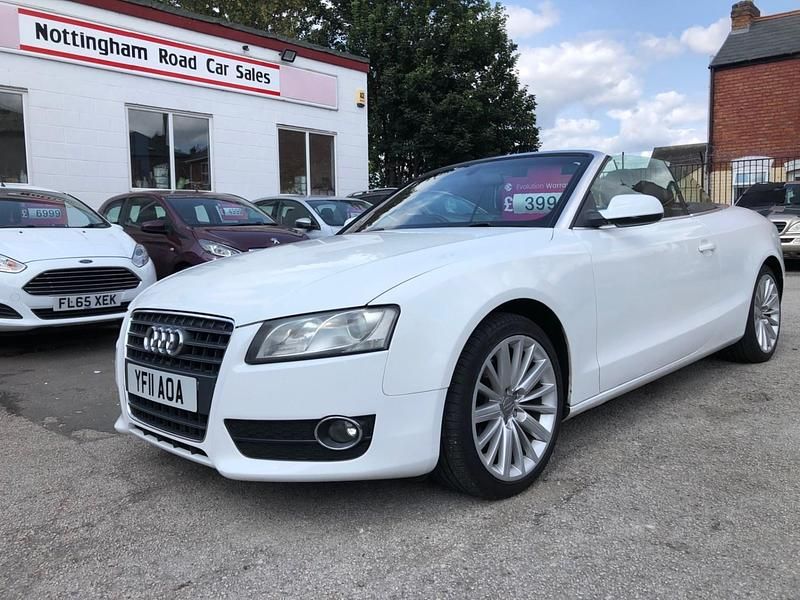 White Used 2011 Audi A5 Cabriolet Cabriolet | £3,999 (Expensive) - Image 1/4