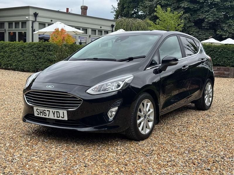 Black Used 2017 Ford Fiesta Titanium Hatchback | £7,750 (Fair price) - Image 1/4