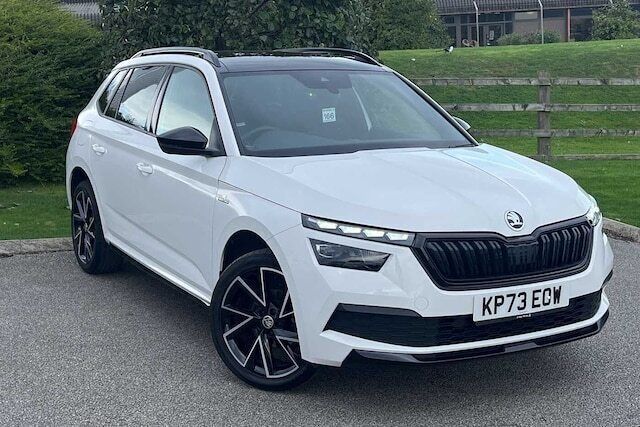 White Used 2023 Skoda Kamiq Monte Carlo SUV | £20,995 (A bit pricey) - Image 1/4
