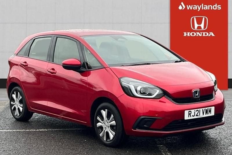 Red Used 2021 Honda Jazz Hybrid Hatchback | £15,390 (Fair price) - Image 1/1