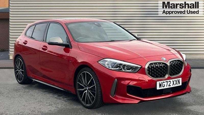 Red Used 2023 BMW M135 Comfort Edition Hatchback | £27,171 (Fair price) - Image 1/4