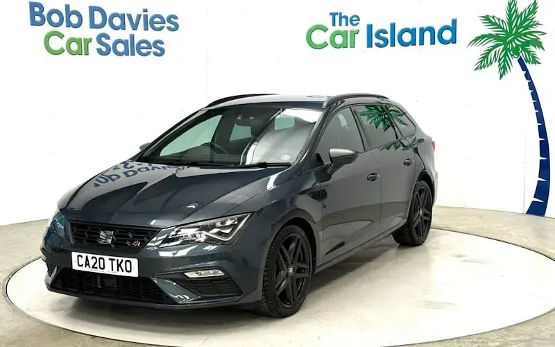 Usata Seat Leon Black Edition 150 CV (110 kW) 2020 Grigio Station wagon