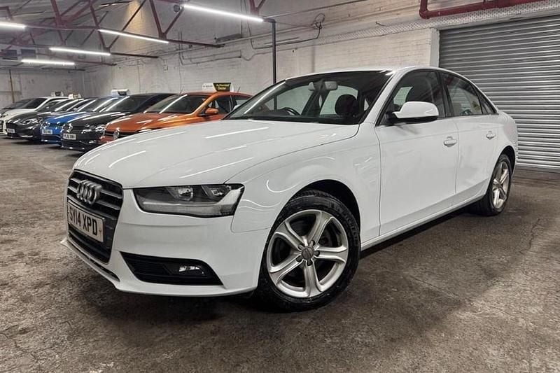 Used Audi A4 2014 White Sedan