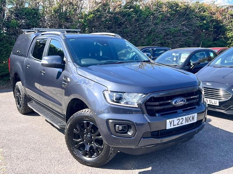 Grey Used 2022 Ford Ranger Wildtrack Pickup | £23,800 (Fair price) - Image 1/4
